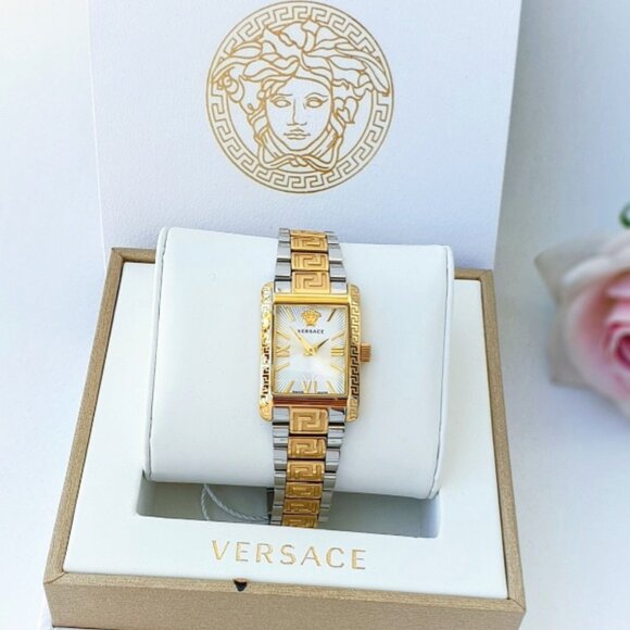 Sale! Versace Womens Gold 23mm Bracelet Fashion Watch main image 6